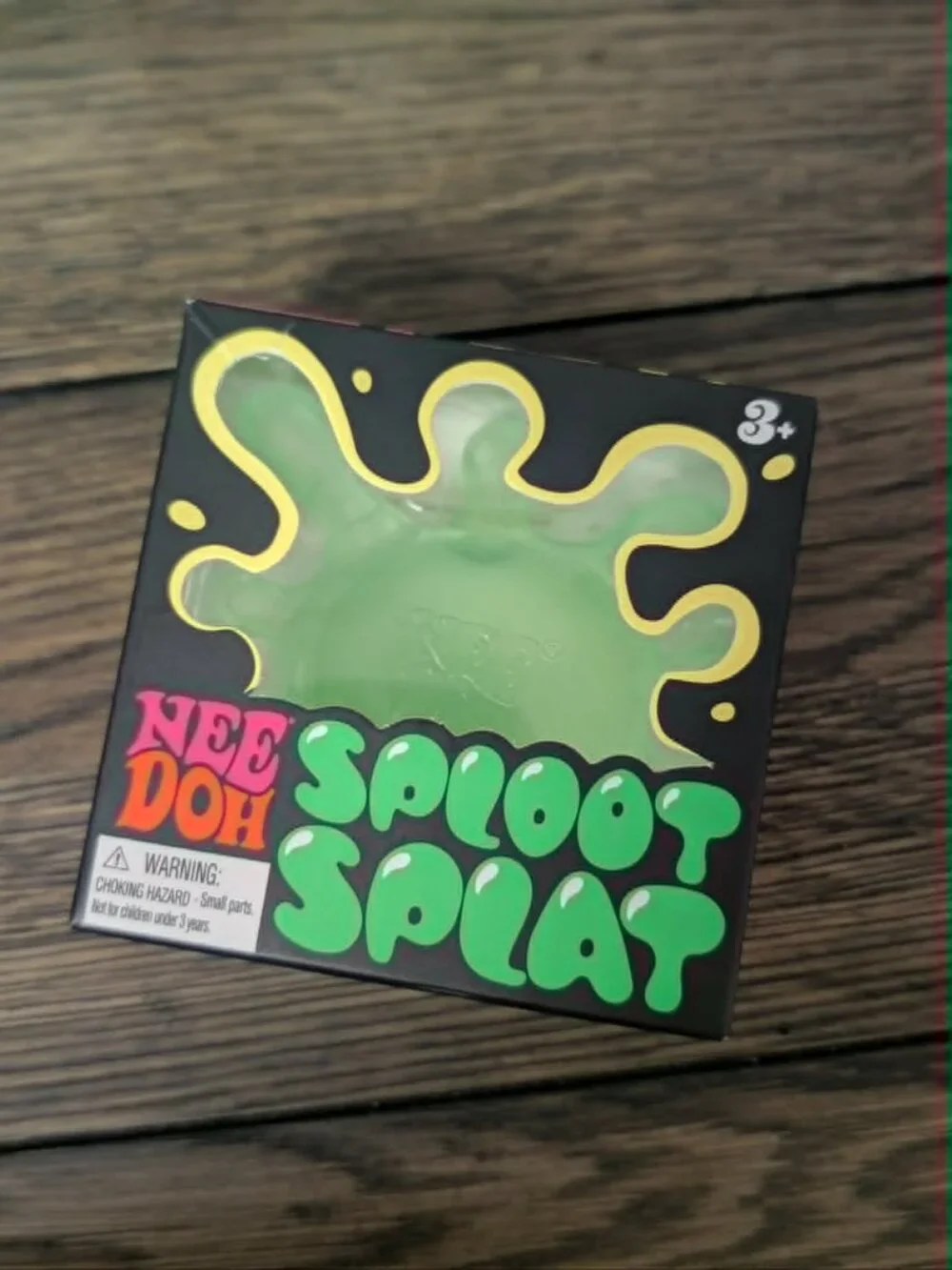 NeeDoh SplootSplat Green Schylling Sensory Fidget Squishy NEW Sealed